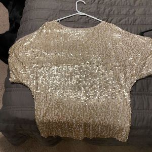 Sequel open shoulder top